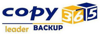 COPY 365 LEADER BACKUP logo