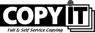 COPY IT FULL & SELF SERVICE COPYING logo