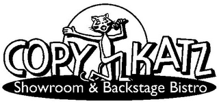 COPY KATZ SHOWROOM & BACKSTAGE BISTRO logo