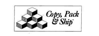 COPY, PACK & SHIP logo