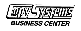 COPY SYSTEMS BUSINESS CENTER logo