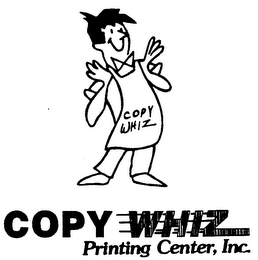 COPY WHIZ PRINTING CENTER, INC. COPY WHIZ logo