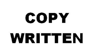 COPY WRITTEN logo