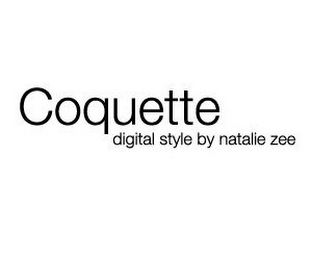 COQUETTE DIGITAL STYLE BY NATALIE ZEE logo