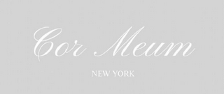 COR MEUM, NEW YORK logo