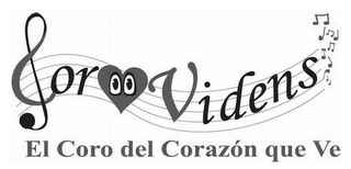 COR VIDENS EL CORO DEL CORAZON QUE VE logo
