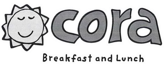 CORA BREAKFAST AND LUNCH logo