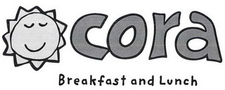 CORA BREAKFAST AND LUNCH logo