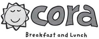 CORA BREAKFAST AND LUNCH logo
