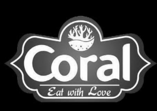 CORAL EAT WITH LOVE logo