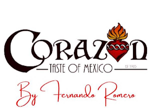 CORAZON TASTE OF MEXICO EST. 1985 BY FERNANDO ROMERO. logo