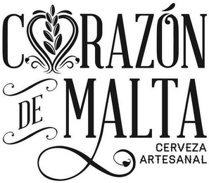 CORAZÓN DE MALTA CERVEZA ARTESANAL logo