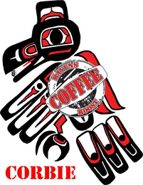 CORBIE RAVENS ROOST COFFEE logo