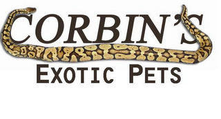 CORBIN'S EXOTIC PETS logo