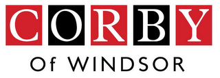 CORBY OF WINDSOR logo
