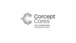 CORCEPT CARES YOUR TRUSTED GUIDE IN ENDOCRINE CARE logo
