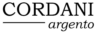 CORDANI ARGENTO logo
