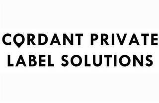 CORDANT PRIVATE LABEL SOLUTIONS logo