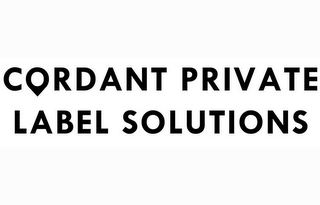 CORDANT PRIVATE LABEL SOLUTIONS logo