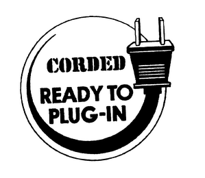 CORDED READY TO PLUG- IN logo