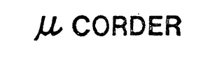 CORDER logo