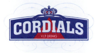 CORDIALS V.I.P. DRINKS logo