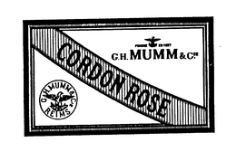 CORDON ROSE G.H. MUMM & CIE FIONDEE EN 1827 logo