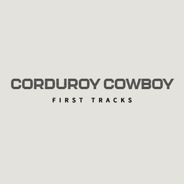 CORDUROY COWBOY FIRST TRACKS logo