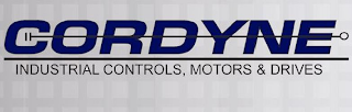 CORDYNE INDUSTRIAL CONTROLS, MOTORS & DRIVES logo
