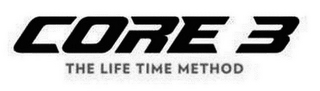 CORE 3 THE LIFE TIME METHOD logo