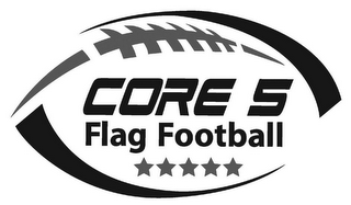 CORE 5 FLAG FOOTBALL logo