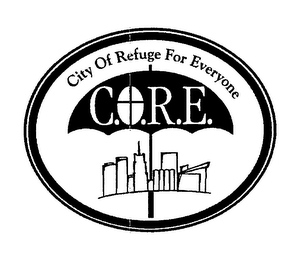 C.O.R.E. CITY OF REFUGE FOR EVERYONE logo