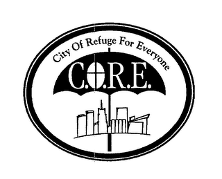 C.O.R.E. CITY OF REFUGE FOR EVERYONE logo