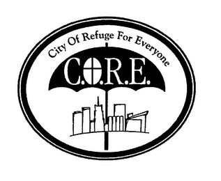 C.O.R.E. CITY OF REFUGE FOR EVERYONE logo