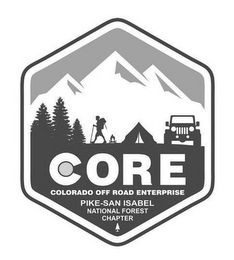 CORE COLORADO OFF ROAD ENTERPRISE PIKE-SAN ISABEL NATIONAL FOREST CHAPTER logo