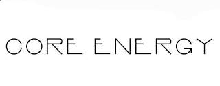 CORE ENERGY logo