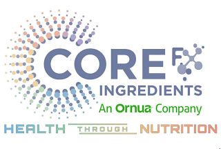 CORE FX INGREDIENTS AN ORNUA COMPANY HEALTH THROUGH NUTRITION logo