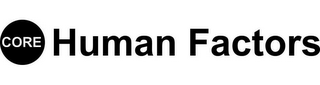 CORE HUMAN FACTORS logo