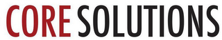 CORE SOLUTIONS logo