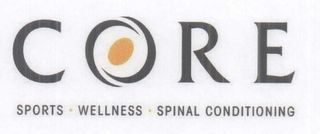 CORE SPORTS WELLNESS SPINAL CONDITIONING logo