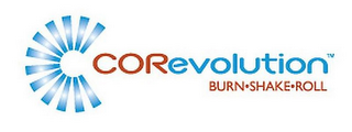 COREVOLUTION BURN·SHAKE·ROLL logo