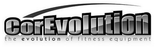 COREVOLUTION THE EVOLUTION OF FITNESS EQUIPMENT logo