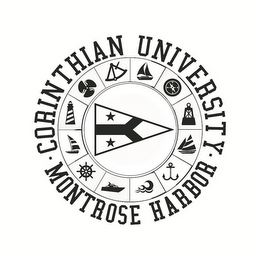 CORINTHIAN UNIVERSITY MONTROSE HARBOR Y N E S W logo