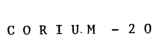 CORIUM - 20 logo