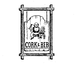 CORK & BIB EATING & DRINKING ESTABLISHMENT logo