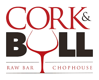 CORK & BULL RAW BAR CHOP HOUSE logo