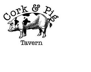 CORK & PIG TAVERN logo