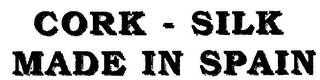CORK - SILK MADE IN SPAIN logo