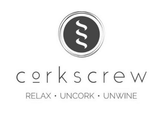 CORKSCREW RELAX UNCORK UNWINE logo