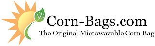 CORN-BAGS.COM THE ORIGINAL MICROWAVABLE CORN BAG logo